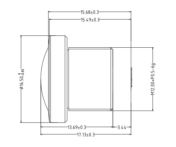 m12 fisheye lens